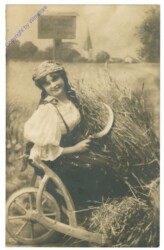 ak208267 Dame mit Sichel
