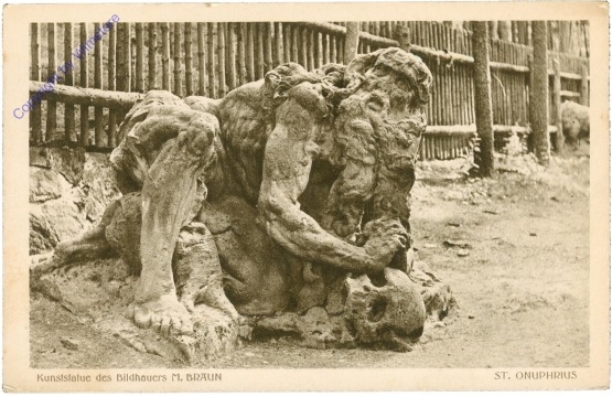 Kunststatue des Bildhauers M. Braun