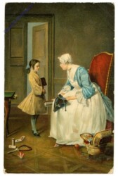 ak208638 Chardin, J.B.: Vor dem Schulgang