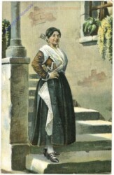 ak208653 Frau in Tracht