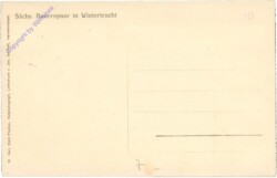 Sächs. Bauernpaar in Wintertracht