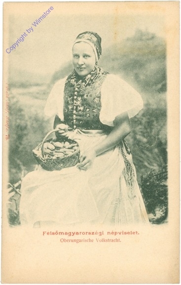 ak208669 Oberungarische Volkstracht