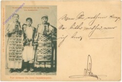 Rumänische Volkstracht aus der Umgebung von Karansebes