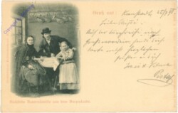 Sächsische Bauernfamilie aus dem Burgenlande