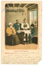 Sächsische Bauernfamilie
