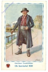 ak208762 Tracht Ob. Innviertel 1820