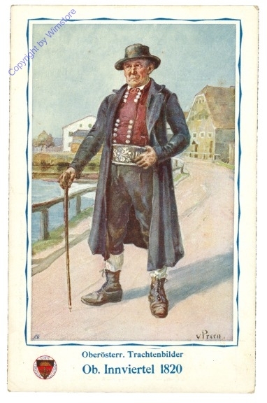 ak208762 Tracht Ob. Innviertel 1820
