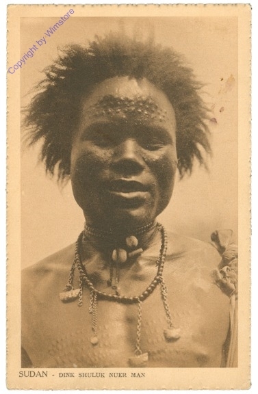 ak208803 Sudan: Dink Shuluk nuer man