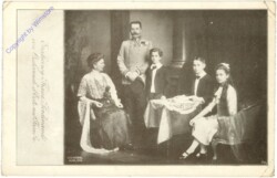 Erzherzog Franz Ferdinand von Österreich d. Erste mit Familie