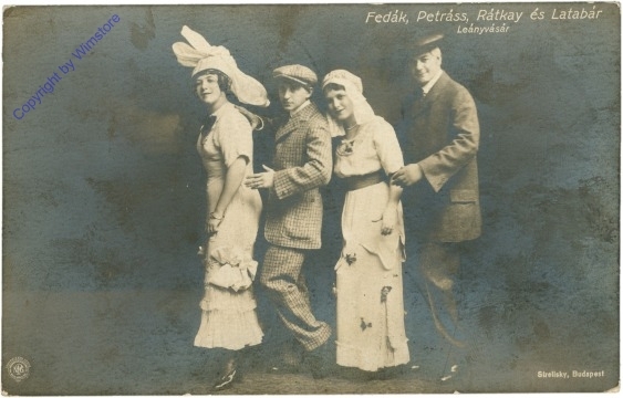 Fedak Sari, mit Petrass, Ratkay und Latabar