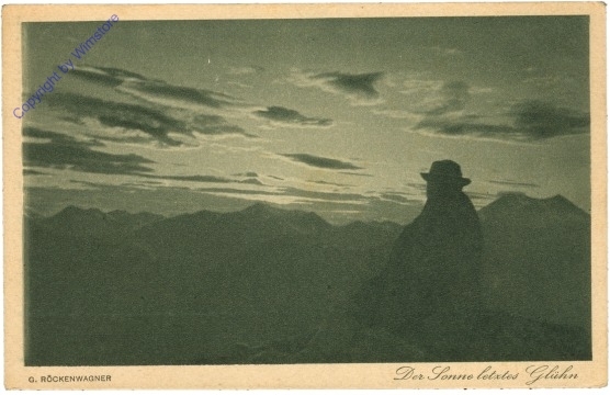ak209196 Röckenwagner, G.: Der Sonne letztes Glühn