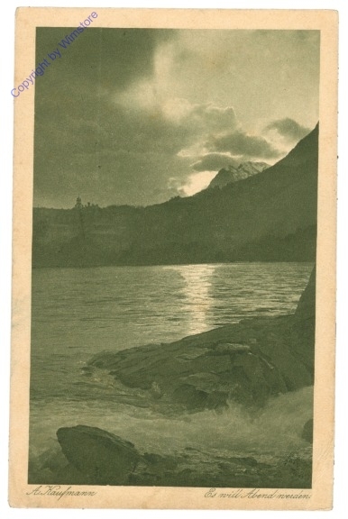 Kaufmann, A.: Es will Abend werden