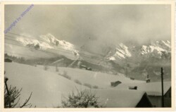 Aussicht aufs Gebirge