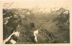 Blick übers Gebirge