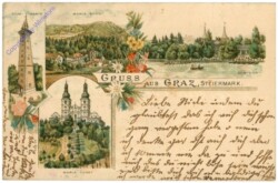 Graz, Gruss aus Graz, Multiansicht