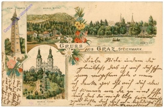 Graz, Gruss aus Graz, Multiansicht