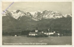 Gmunden, Schloss Orth mit Höllengebirge