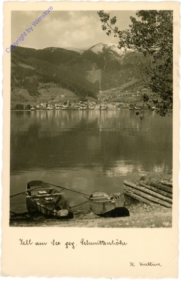 ak209540 Zell am See, gegen die Schmittenhöhe