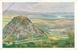 Hainburg, Blick auf die Donau von Hainburg