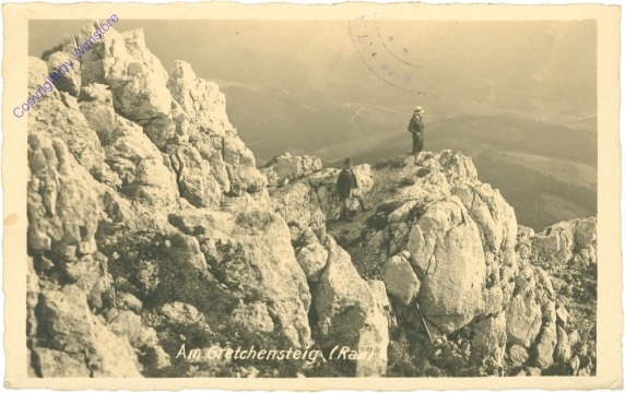 Rax, Am Gretchensteig