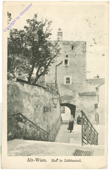 Wien 9, Alt-Wien, Hof in Lichtental