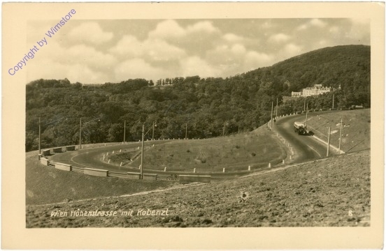 Wien 19, Höhenstrasse mit Kobenzl