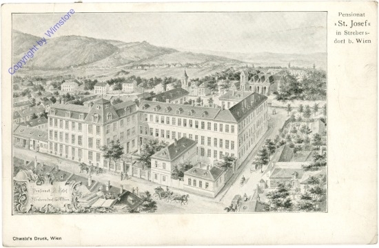 Wien 21, Strebersdorf: Pensionat "St. Josef"