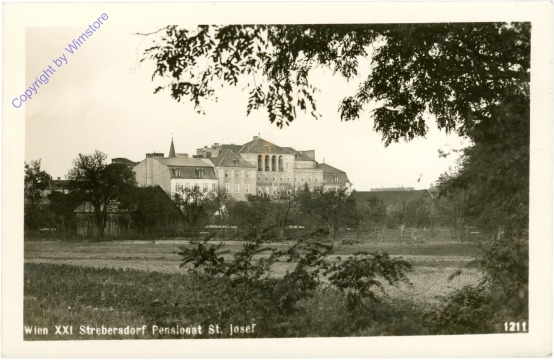 Wien 21, Strebersdorf: Pensionat "St. Josef"