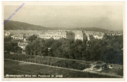Wien 21, Strebersdorf: Pensionat "St. Josef"