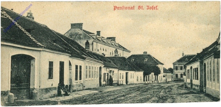 Wien 21, Strebersdorf: Pensionat "St. Josef"