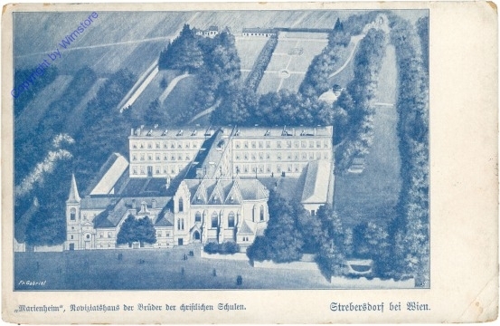 Wien 21, Strebersdorf: "Marienheim", Noviziatshaus der Brüde der christlichen Schulen