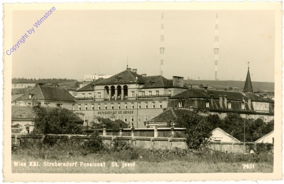 Wien 21, Strebersdorf: Pensionat "St. Josef"