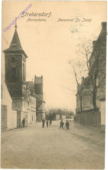 Wien 21, Strebersdorf: Pensionat "St. Josef", Marienheim