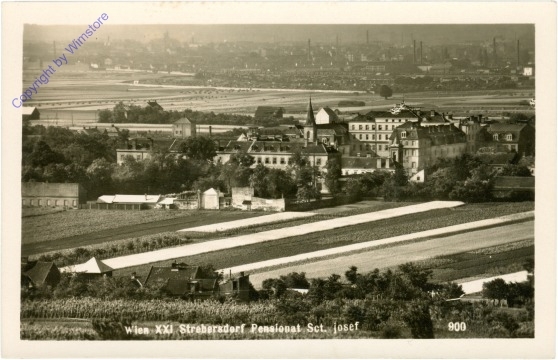 Wien 21, Strebersdorf: Pensionat "St. Josef"