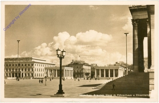 München, Braunes Haus m. Führerhaus u. Ehrentempel
