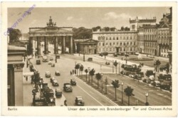 Berlin, Unter den Linden mit Brandenburger Tor und Ostwest-Achse