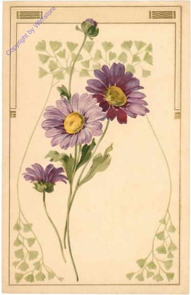 Lila Blumen