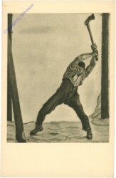 ak209932 Hodler, Ferd.: Der Holzfäller