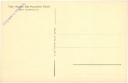ak209932a Hodler, Ferd.: Der Holzfäller