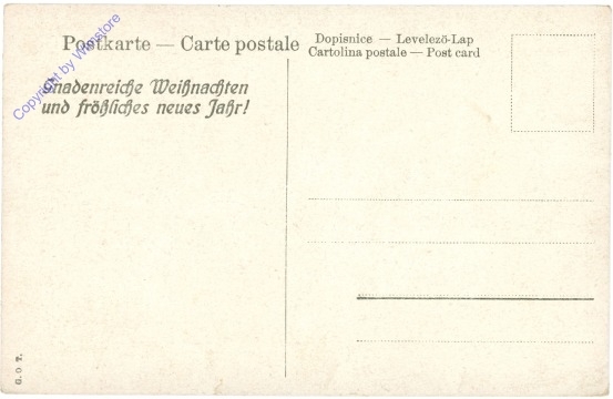 Weihnachtsmann verteilt Geschenke