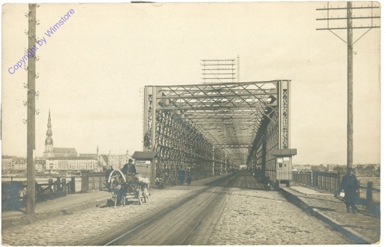 Riga, Eisenbahnbrücke