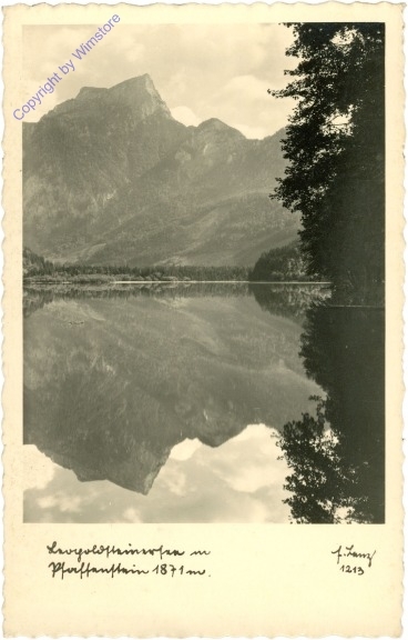 Eisenerz, Leopoldsteiner See mit Pfaffenstein