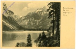 Eisenerz, Leopoldsteiner See mit Pfaffenstein