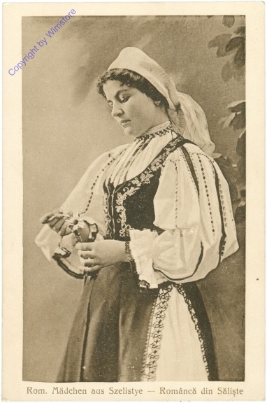 ak210717 Rom. Mädchen aus Szelistye