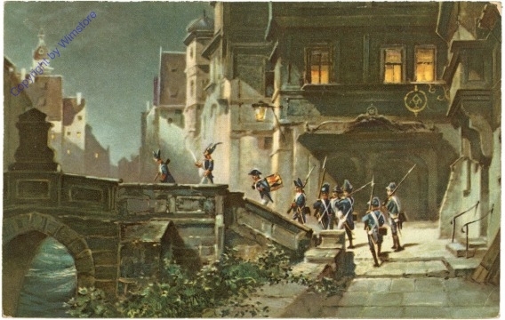 ak210742 Spitzweg, Karl: Die Nachtrunde