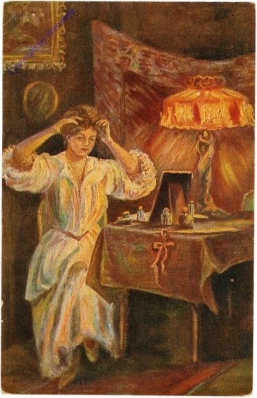ak210793 Rammelt-Bürger: Abendtoilette