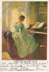 ak210834 Gaigher, H.: Am Klavier