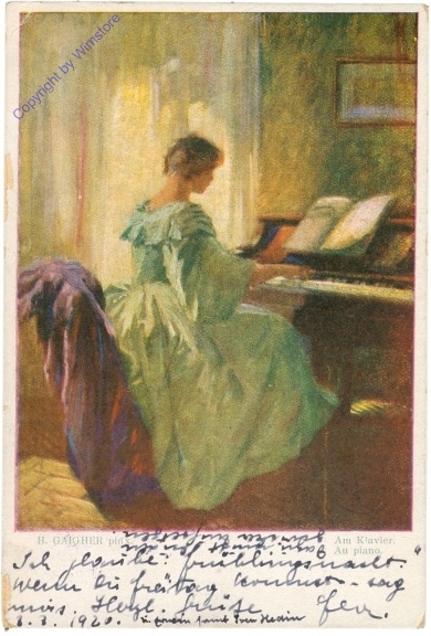 Gaigher, H.: Am Klavier
