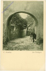 ak210855 Machlup, C.: Am Torbogen