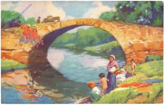 ak210973 Panama, Morgan's Bridge at old Panama